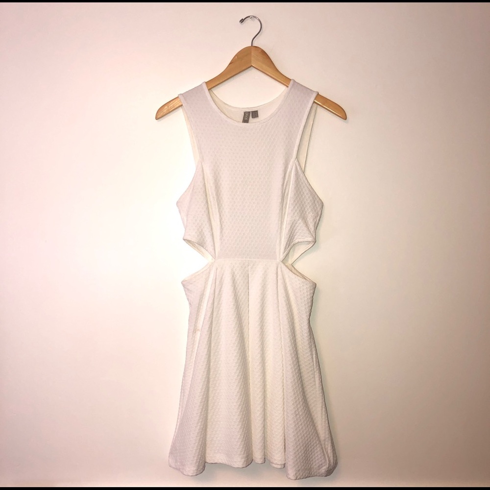 ASOS White Cut-Out Dress